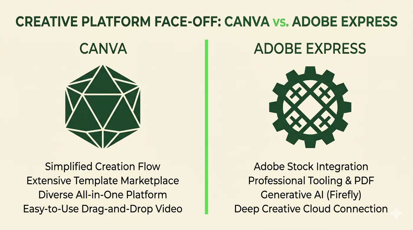 Canva vs Adobe Express