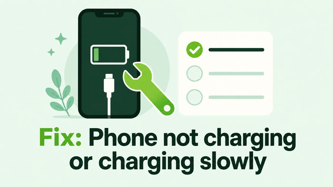 Fix: Phone not charging or charging slowly