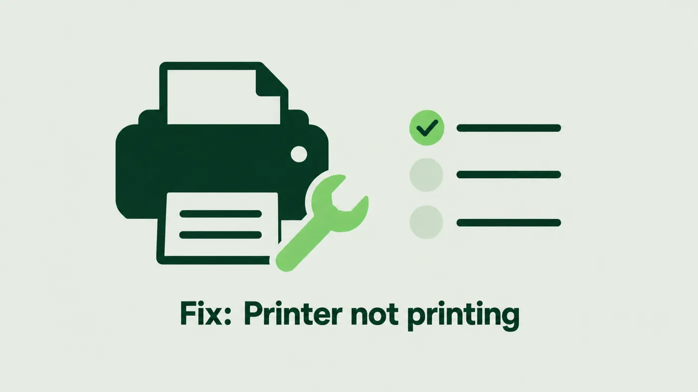 Fix: Printer not printing