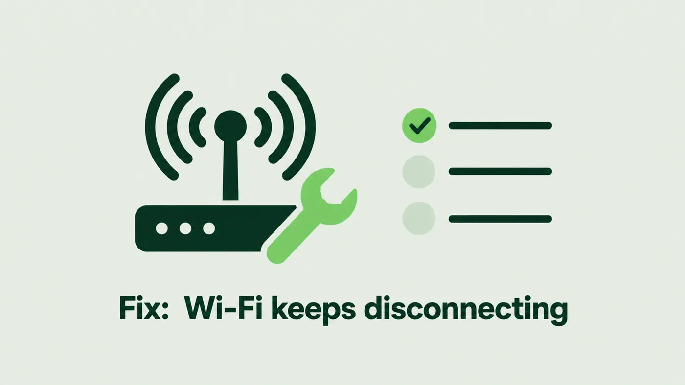 Fix: Wi-Fi keeps disconnecting